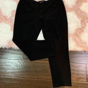 Eileen Fisher Pull On Black Pants Women’s Size Large